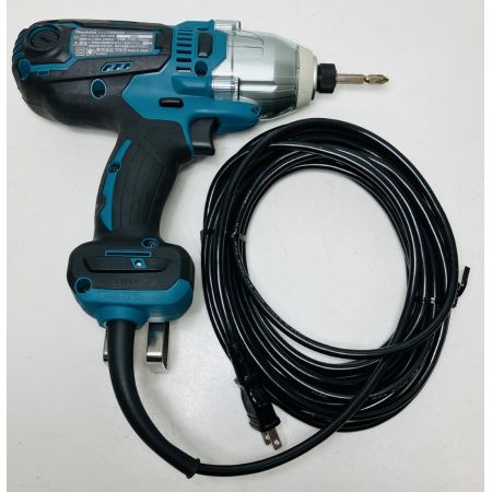 ЗЗ MAKITA マキタ 100V コード式 インパクトドライバ ケース付 TD0220 ブルー