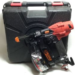 ΘΘ MAX マックス ねじ打ち機 ターボドライバ 高圧 28~51mm ケース付 程度A HV-R51G1 レッド×ブラック Aランク