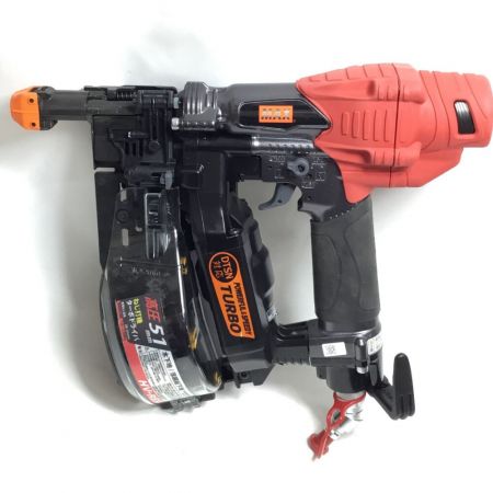  MAX マックス ねじ打ち機 ターボドライバ 高圧 28~51mm ケース付 程度A HV-R51G1 レッド×ブラック