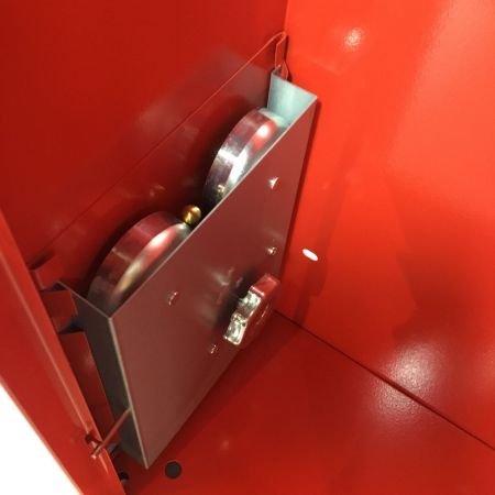   消火器格納箱  10型1本立 10本セット ベル付き レッド