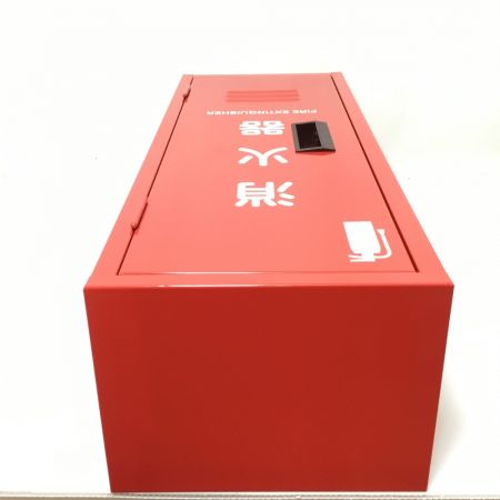   消火器格納箱  10型1本立 10本セット ベル付き レッド