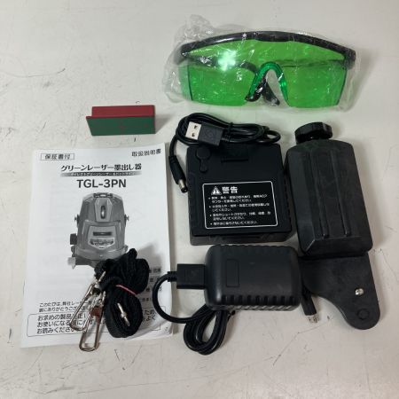 ЗЗ TAKAGI グリーンレーザー レーザー墨出し器 受光器 三脚 ACアダプタ ケース付 TGL-3PN グリーン