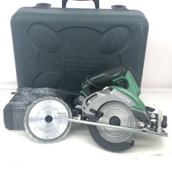 ДД HITACHI 日立 コードレス丸のこ 充電器・充電池1個・ケース付  125mm 18v C18DBL グリーン Bランク