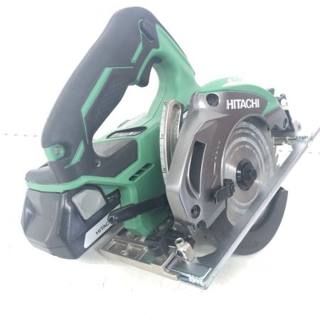 ДД HITACHI 日立 コードレス丸のこ 充電器・充電池1個・ケース付  125mm 18v C18DBL グリーン