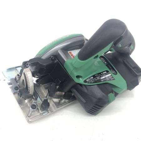 ДД HITACHI 日立 コードレス丸のこ 充電器・充電池1個・ケース付  125mm 18v C18DBL グリーン