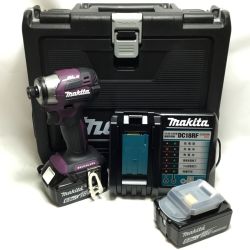 ΘΘ MAKITA マキタ インパクトドライバ 未使用品 付属品完備 5 TD173DG パープル Sランク