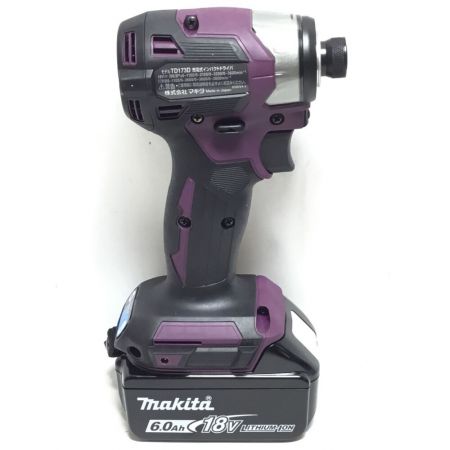  MAKITA マキタ インパクトドライバ 未使用品 付属品完備 5 TD173DG パープル