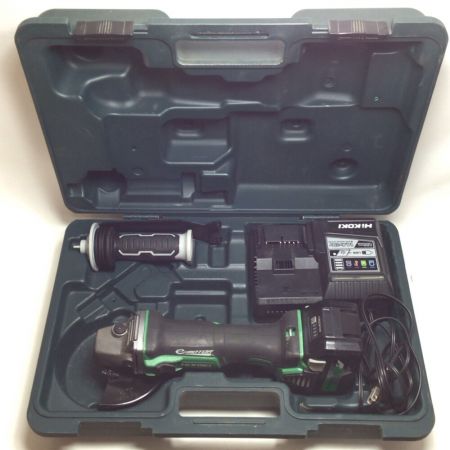  HiKOKI ハイコーキ ディスクグラインダー 125mm 36v 充電器・充電池1個・ケース付 程度B G18DBVL グリーン