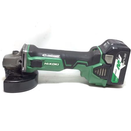  HiKOKI ハイコーキ ディスクグラインダー 125mm 36v 充電器・充電池1個・ケース付 程度B G18DBVL グリーン