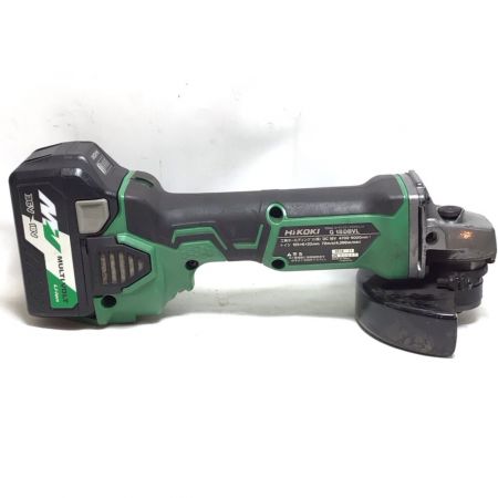  HiKOKI ハイコーキ ディスクグラインダー 125mm 36v 充電器・充電池1個・ケース付 程度B G18DBVL グリーン