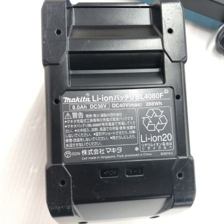 ДД MAKITA マキタ 急速充電器 　程度A 　BL4080F美品付き DC40RA ブラック