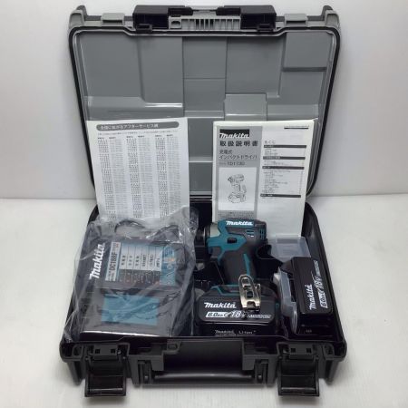  MAKITA マキタ インパクトドライバ 未使用品(S) 付属品完備 コードレス式 18v TD173DRGX ブルー