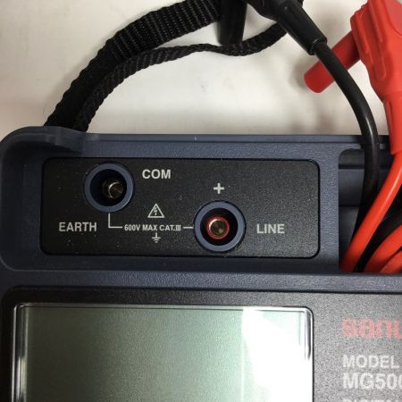  SANWA 三和 絶縁抵抗計 接地抵抗計（アーステスター） MG500 ネイビー