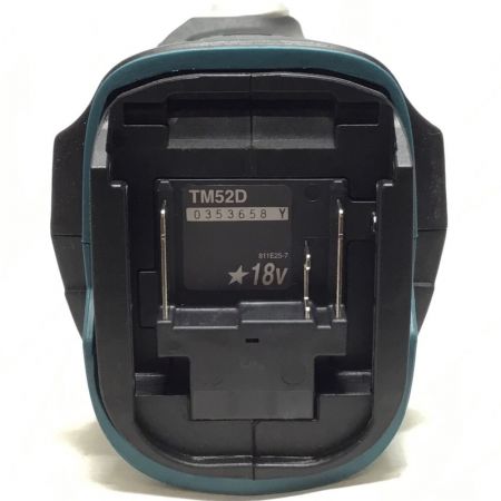  MAKITA マキタ マルチツール 18v 充電器・充電池1個・アタッチメント・ケース付 TM52D ブルー