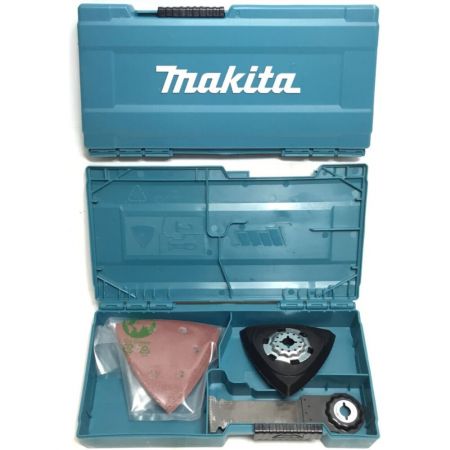  MAKITA マキタ マルチツール 18v 充電器・充電池1個・アタッチメント・ケース付 TM52D ブルー