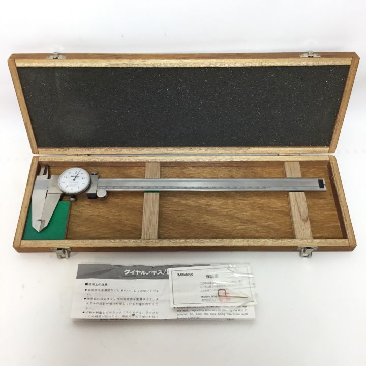 ミツトヨ Mitutoyo ノギス 300mm ダイヤルゲージ付き ミツトヨ Mitutoyo ダイヤルノギス 300mm NO.505-635-50  ケース付属