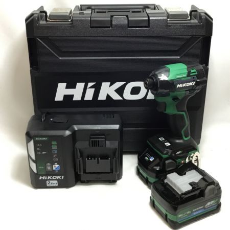  HiKOKI ハイコーキ インパクトドライバ 36v 未使用品 付属品完備 WH36DD グリーン