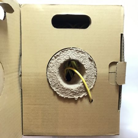  日本製線株式会社 UTPケーブル Cat6 イエロー 0.5-4PNSGDT6