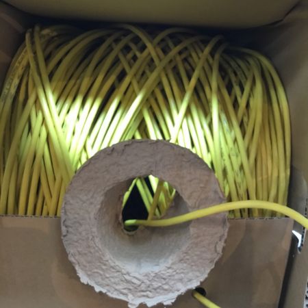  日本製線株式会社 UTPケーブル Cat6 イエロー 0.5-4PNSGDT6