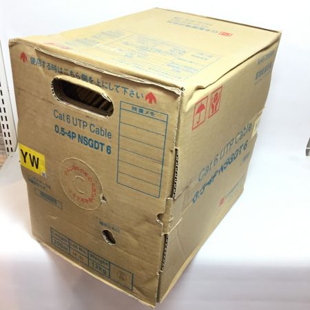  日本製線株式会社 UTPケーブル Cat6 イエロー 0.5-4PNSGDT6