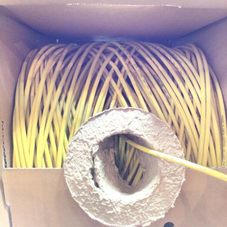  日本製線株式会社  UTPケーブル Cat6 イエロー 0.5-4PNSGDT6