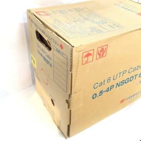  日本製線株式会社  UTPケーブル Cat6 イエロー 0.5-4PNSGDT6