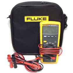 ΘΘ FLUKE ワイヤレス・ディスプレイ・マルチメーター テスター ケース付 程度A 233Si イエロー×グレー Aランク