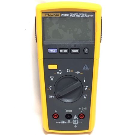  FLUKE ワイヤレス・ディスプレイ・マルチメーター テスター ケース付 程度A 233Si イエロー×グレー