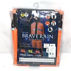 ΘΘ  ブレイブレイン 高視認レインウェア 4L 未使用品(S) FS-1110 Sランク