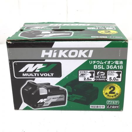  HiKOKI ハイコーキ バッテリー 未使用品(S) 36v-18v BSL36A18