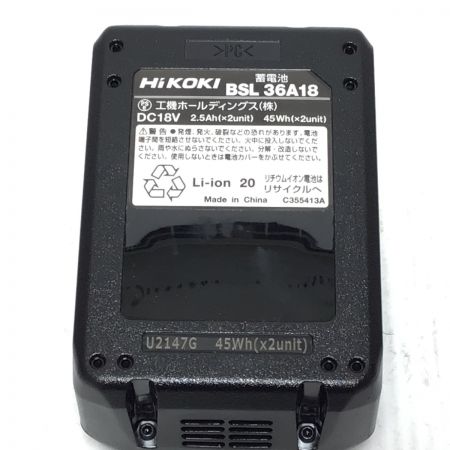  HiKOKI ハイコーキ バッテリー 未使用品(S) 36v-18v BSL36A18