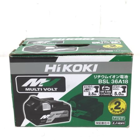  HiKOKI ハイコーキ マルチボルトバッテリー 未使用品(S) 36v-18v BSL36A18