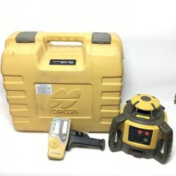 ΘΘ TOPCON レーザー機器 ローテーティングレーザー 受光器・ケース付1P071608  RL-H5A イエロー Bランク