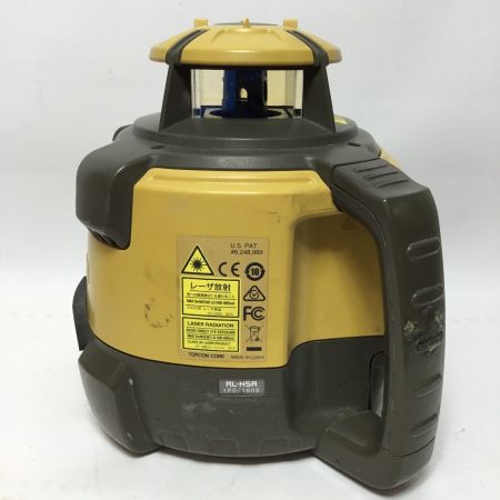  TOPCON レーザー機器 ローテーティングレーザー 受光器・ケース付1P071608  RL-H5A イエロー