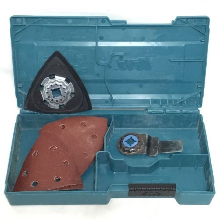  MAKITA マキタ マルチツール 18v ケース・ アタッチメント付 コードレス式 程度B TM52D ブルー