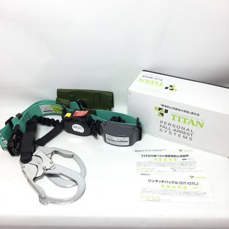 TITAN 工具関連用品 胴ベルト型安全帯  OT-SLN505-WEB-LG-L 黄緑