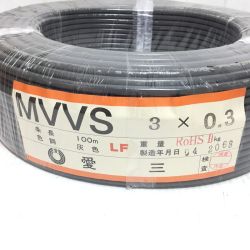 ΘΘ 愛三 MVVS 未使用品(S) 3×0.3×100ｍ マイクロホンコード Sランク
