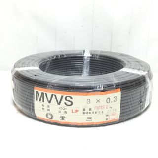 愛三 MVVS 未使用品(S) 3×0.3×100m マイクロホンコード - 中古工具 