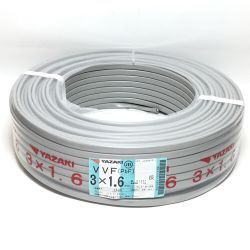 ΘΘ YAZAKI VVFケーブル 3×1.6mm 100m 未使用品 4 Sランク