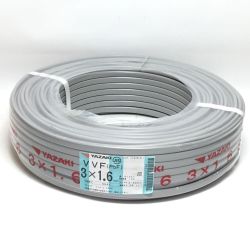ΘΘ YAZAKI VVFケーブル 3×1.6mm 100m 未使用品 ３ Sランク