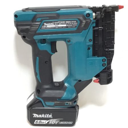  MAKITA マキタ ピンタッカー 18v 35mm 充電器・充電池1個・ケース付 程度B PT353D ブルー