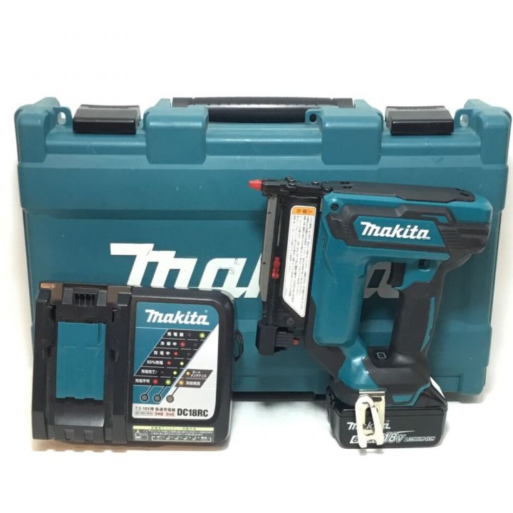 MAKITA マキタ ピンタッカー 18v 35mm 充電器・充電池1個・ケース付 程度B PT353D ブルー｜中古｜なんでもリサイクルビッグバン