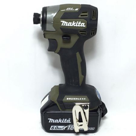  MAKITA マキタ インパクトドライバ 18v 充電器・充電池2個・ケース付 程度A TD173D オリーブ