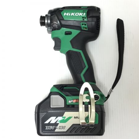  HiKOKI ハイコーキ インパクトドライバ 未使用品(S) 付属品完備 コードレス式 18v WH18DC グリーン