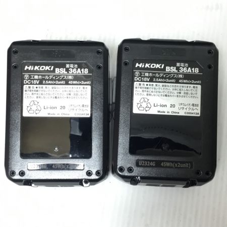  HiKOKI ハイコーキ インパクトドライバ 未使用品(S) 付属品完備 コードレス式 18v WH18DC グリーン