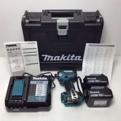ΘΘ MAKITA マキタ インパクトドライバ 未使用品(S) 付属品完備 コードレス式 18v TD173DRGX ブルー Sランク