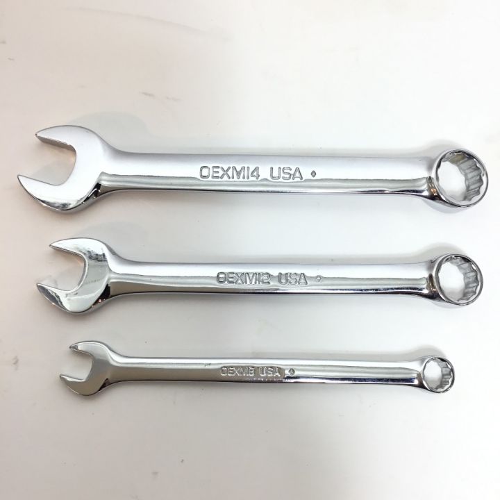snap-on スナップオン コンビネーションレンチ3本セット