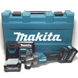 ΘΘ MAKITA マキタ ディスクグラインダー 40v 付属品完備 未使用品(S)  GA010GRDX ブルー Sランク