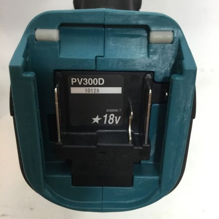  MAKITA マキタ  ポリッシャー  コードレス式 18v 充電池1個 スポンジパッド PV300D ブルー