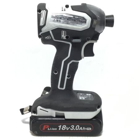  Panasonic パナソニック インパクトドライバ 18v 充電器・充電池1個・ケース付 コードレス式 程度B EZ76A1 ホワイト